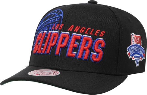 Mitchell & Ness Men's NBA Draft Los Angeles Clippers Black Pro Snapback Cap in Kuwait