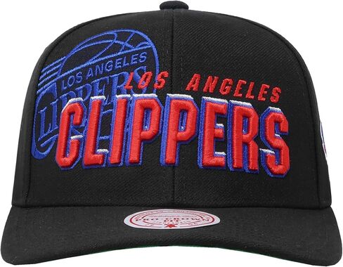 Mitchell & Ness Men's NBA Draft Los Angeles Clippers Black Pro Snapback Cap in Kuwait