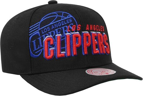 Mitchell & Ness Men's NBA Draft Los Angeles Clippers Black Pro Snapback Cap in Kuwait