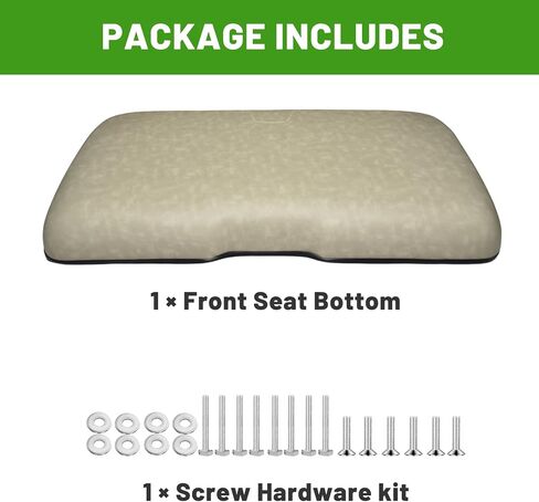 Golf Cart Front Seat Bottom Replacement Cushion Assembly for EZGO RXV 2008-up Models,Black in Saudi Arabia