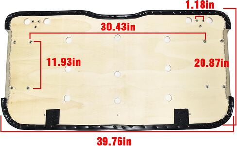 Golf Cart Front Seat Bottom Replacement Cushion Assembly for EZGO RXV 2008-up Models,Black in Saudi Arabia
