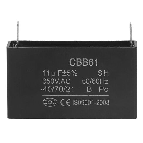 Gasoline Generator Capacitor 50/60Hz 350VAC 11uf Start Run Motor Capacitor CBB61 ABS Starting Air Conditioning Motor Start Capacitor in Saudi Arabia