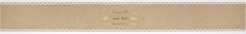 Meri Meri Scalloped Edge Table Runner (Pack of 1), Paper Table Runner, Disposable, Cut to Length, Birthday Parties, Baby Showers, 18.25" Wide x 25ft Long in Saudi Arabia