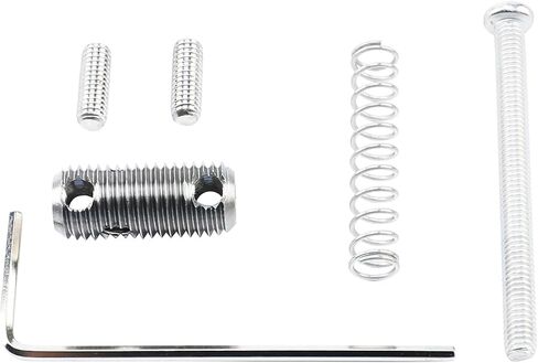 5-Pack Stainless Steel Electric Bass Guitar Saddles String Spacing 18mm Guitar Bridge Saddles Compatible with 5 String Electric Bass Replacement Parts（Stainless Steel Natural Color） in Saudi Arabia