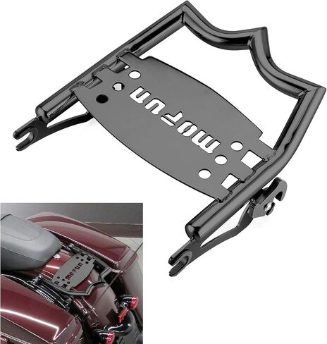 Mofun Luggage Rack Rack Grab Wandles Bracket متوافق مع Harley Touring Street Road Electra Glide Road King 2009-2024 Chrome in Saudi Arabia