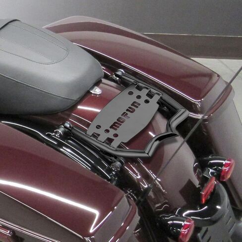 Mofun Luggage Rack Rack Grab Wandles Bracket متوافق مع Harley Touring Street Road Electra Glide Road King 2009-2024 Chrome in Saudi Arabia