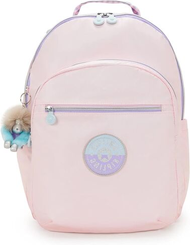 Kipling Seoul Extra Large Metallic 17 "Lackpack Propack Sea Pink Met C in Saudi Arabia