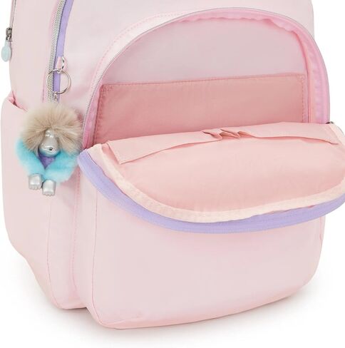 Kipling Seoul Extra Large Metallic 17 "Lackpack Propack Sea Pink Met C in Saudi Arabia