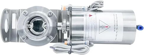 SS304/SS316L Series صحية صحية صمام الفراشة Tri Clamp مع المكونات -20 ~ 120 درجة مئوية in Saudi Arabia