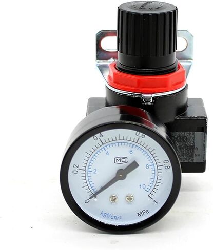 BR3000 G3/8 inch Pressure Regulator, mini air Pressure Relief Control, Compressor Regulator, Processing Device with Instrument(BR3000 add PC6) in Saudi Arabia