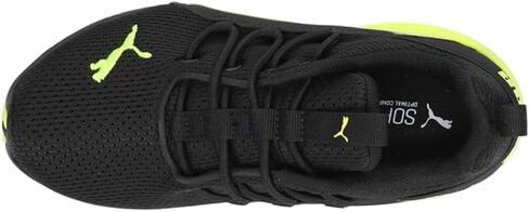 PUMA Axelion Boys Shoes Size 4, Color: Black/Silver in Saudi Arabia