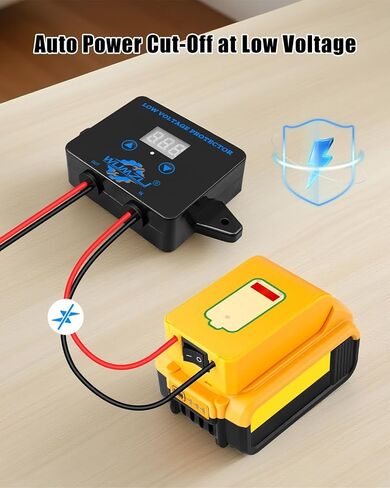 12V-36V DC Digital Low Voltage Protection Module with Display, Over Discharge Cut-Off Switch for Battery Protection Voltage Monitoring and Disconnect in Saudi Arabia