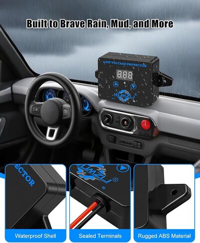 12V-36V DC Digital Low Voltage Protection Module with Display, Over Discharge Cut-Off Switch for Battery Protection Voltage Monitoring and Disconnect in Saudi Arabia