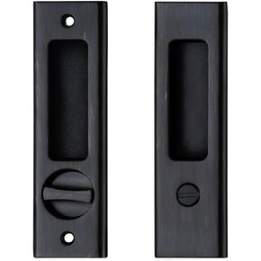 Sliding Door Handle for Bath, Barn Door Flush Handle, Privacy Round Pocket Lock in Saudi Arabia