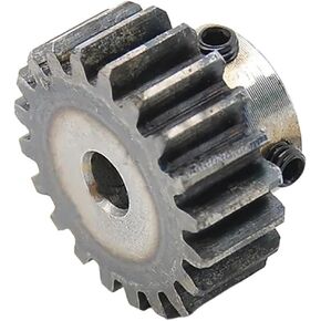 Steel Motor Drive Gear 1pcs 15-30 Teeth 1.5 Die Step Gear Bore 6mm 1.5M 45# Steel Metal Motor Cam Gear Spur Gear(24 Teeth) in Saudi Arabia
