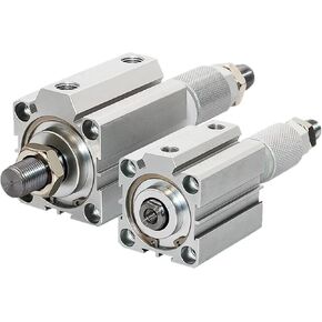 1pcs SDAJ32 Series Adjustable Stroke Air Pneumatic Cylinder 20/30/40/50/75/100 Compact Cylinder -20-30-50-S-B-SB Double Acting(SDAJ32x40-30-S,B (External Thread)) in Kuwait