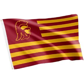 Desert Cactus University of Southern California USC Flag - 3 × 5 أقدام لافتة طروادة ، نسيج متين داخلي/خارجي ، تصميم البوليستر بنسبة 100 ٪ (الأمة على غرار) in Kuwait