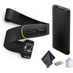 GARMIN HRM 600 شاشة معدل ضربات القلب حزام الصدر ، حزمة XS-S مع USB3.0 إلى Type-C Pereme Adapter Space Gray + More in Kuwait