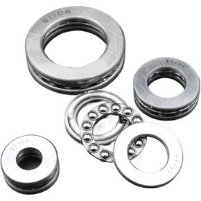 Plane Thrust 51108 51109 51110 Axial Ball Bearings 2Pcs(51106 30x47x11mm) in Saudi Arabia