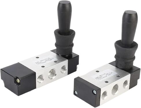 1pcs 4H210-08 4H310-10 Cylinder Manual Control Valve Pneumatic Two-Position Five-Way reversing Valve(4H210-08,with 4mm Fittings) in Kuwait