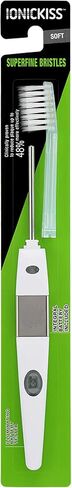 IONIC KISS Ionic Toothbrush [Body] with Superfine Soft Bristles Extended Filament Made in Japan, Interchangeable Brush Heads Compatible with All IONPA Brushes EXH21 in Kuwait