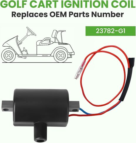 ملف الإشعال 10L0L لـ Ezgo 2 Cycle Gas Golf Cart 1981-1994 EPIGC102 يحل محل OEM 23782-G1 ، ZF-AG-A00113-P in Kuwait