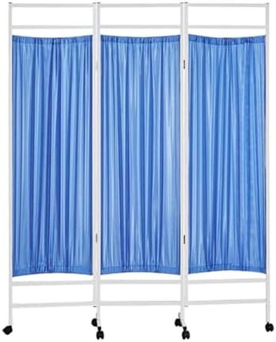 مقسم شاشة الغرفة ، شاشة خصوصية طبية للغرفة ، مقسم قابل للطي 6 أقدام مع عجلات ، 3/4/5/6 لوحات غرفة منفصلة لتقسيم الخصوصية الداخلية للمستشفيات/المكتب (الوردي ، 5 لوحات) in Kuwait
