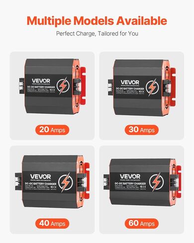 VEVOR Forklift Battery Charger, 24V, 30A Smart Fully-Automatic Lead-Acid Battery Charger, 24 Volt Trickle Charger with Anderson Plug, Cooling Fan, OLED Display, for Forklift Golf Cart Floor Scrubber in Saudi Arabia