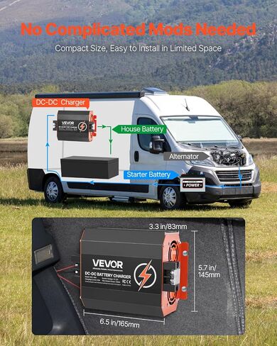 VEVOR Forklift Battery Charger, 24V, 30A Smart Fully-Automatic Lead-Acid Battery Charger, 24 Volt Trickle Charger with Anderson Plug, Cooling Fan, OLED Display, for Forklift Golf Cart Floor Scrubber in Saudi Arabia