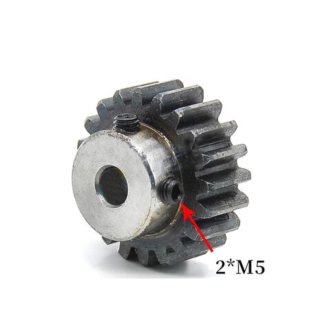 Steel Motor Drive Gear 1pcs 15-30 Teeth 1.5 Die Step Gear Bore 6mm 1.5M 45# Steel Metal Motor Cam Gear Spur Gear(24 Teeth) in Saudi Arabia