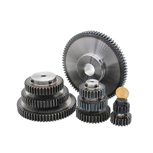 Steel Motor Drive Gear 1pcs 15-30 Teeth 1.5 Die Step Gear Bore 6mm 1.5M 45# Steel Metal Motor Cam Gear Spur Gear(24 Teeth) in Saudi Arabia