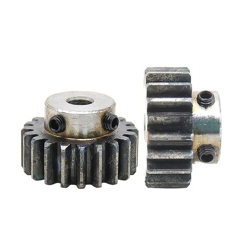 Steel Motor Drive Gear 1pcs 15-30 Teeth 1.5 Die Step Gear Bore 6mm 1.5M 45# Steel Metal Motor Cam Gear Spur Gear(24 Teeth) in Saudi Arabia