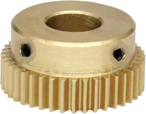 Steel Motor Drive Gear Spur Gear 0.5M 20T 21T 22T 23T 24T 25T Copper Brass Mini Spur Gear Teeth Height 5 mm Bore Size 4mm(0.5M - 20T) in Saudi Arabia