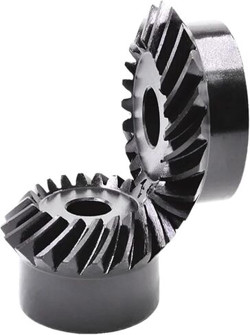 Steel Motor Drive Gear 1Pc Spiral Bevel Gear 1.5Mod 20T/25T/30T Steel Tapered Wheel Pinion Helical Left/Right-Hand Helical Gear(25T 1Pair) in Saudi Arabia