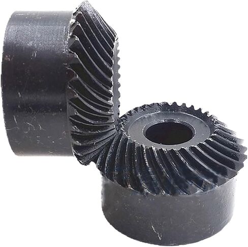 Steel Motor Drive Gear 1Pc Spiral Bevel Gear 1.5Mod 20T/25T/30T Steel Tapered Wheel Pinion Helical Left/Right-Hand Helical Gear(25T 1Pair) in Saudi Arabia