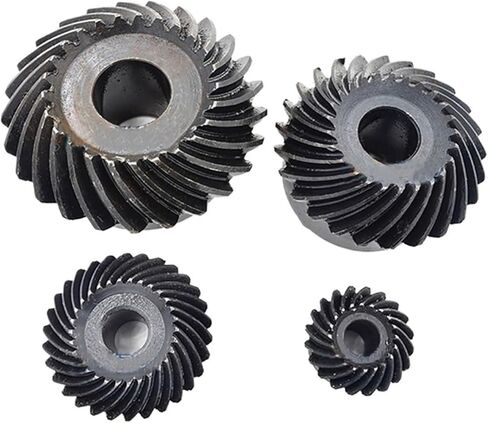 Steel Motor Drive Gear 1Pc Spiral Bevel Gear 1.5Mod 20T/25T/30T Steel Tapered Wheel Pinion Helical Left/Right-Hand Helical Gear(25T 1Pair) in Saudi Arabia