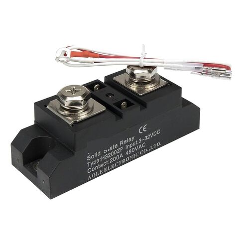 H3200ZF المرحلة الفردية DC إلى AC 200A 24-480VAC الصلبة الصلبة التتابع/SSR in Kuwait