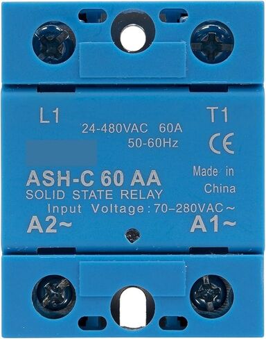 ASH-C-60AA مرحلة واحدة AC إلى AC 60A 24-480VAC Solid State Relay 60AA SSR in Saudi Arabia
