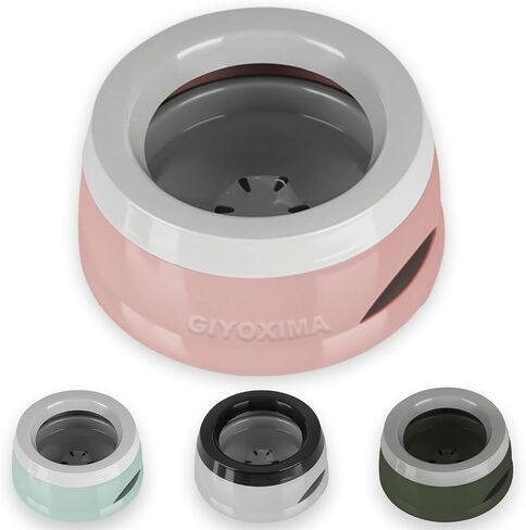 25OZ No Spill Dog Water Bowl, Slobber Stopper, Polypropylene Material, Ideal for Indoor and Outdoor Use in Saudi Arabia