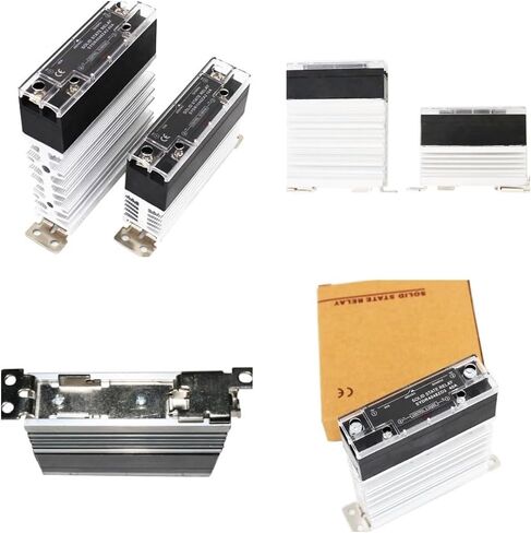 ترحيل الحالة الصلبة النحيفة المرحلة 10A 15A 20A 25A DC إلى وحدة ترحيل MATL RAIL AC/AC إلى وحدة ترحيل سكة حديد مع AC DIN مع بالوعة حرارة مع SSR LED (DC إلى AC ، 15A) in Saudi Arabia