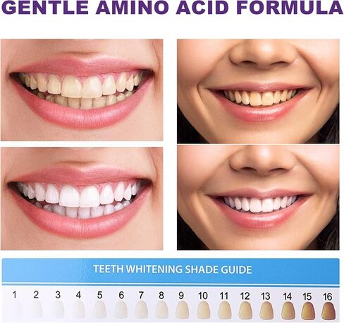 VIELLA POP Purple Toothpaste, Active Antimicrobial Peptide Purple to Blue Foam Whitening Toothpastes with Niacinamide, Fluoride Free, Passion Fruit & Mint Flavor, Appropriate for Sensitive Teeth (1) in Saudi Arabia