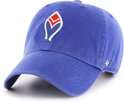 Atlanta Braves Blue Cooperstown Clean Up Adjustable Hat, Adult One Size Fits All in Saudi Arabia