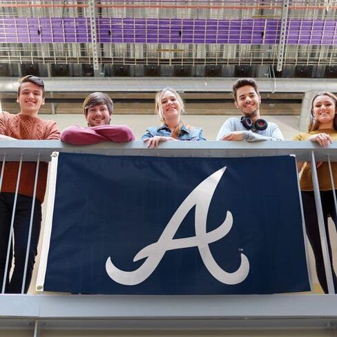 Atlanta Braves 3x5 Team Flag - Wincraft, navy in Saudi Arabia