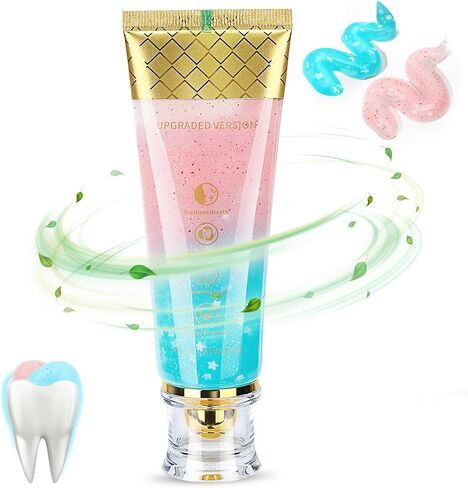Niacinamide Whitening Toothpaste,Stain-Removing, Fluoride-Free, with Natural Cherry Blossom & Mint Flavor. Helps Reduce Stains, Freshens Breath, and Improve Gum Health in Saudi Arabia