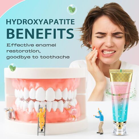 Niacinamide Whitening Toothpaste,Stain-Removing, Fluoride-Free, with Natural Cherry Blossom & Mint Flavor. Helps Reduce Stains, Freshens Breath, and Improve Gum Health in Saudi Arabia