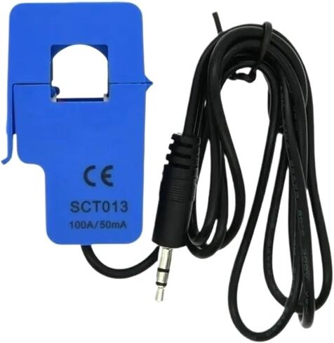 SCT-013-000 30A 50A 100A Open-Close Current Transformer SCT013 Non-invasive AC Current Sensor Split Core Current Transformer(50A 1V) in Saudi Arabia
