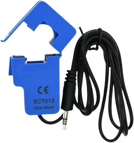 SCT-013-000 30A 50A 100A Open-Close Current Transformer SCT013 Non-invasive AC Current Sensor Split Core Current Transformer(50A 1V) in Saudi Arabia