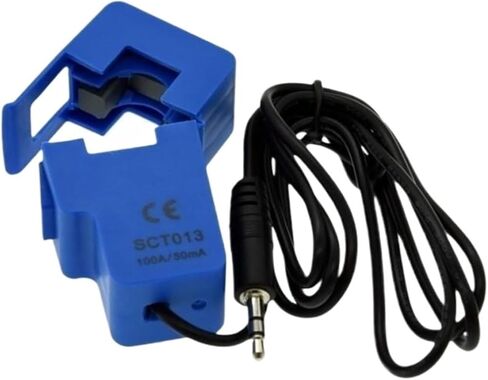 SCT-013-000 30A 50A 100A Open-Close Current Transformer SCT013 Non-invasive AC Current Sensor Split Core Current Transformer(50A 1V) in Saudi Arabia