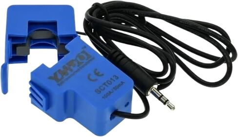 SCT-013-000 30A 50A 100A Open-Close Current Transformer SCT013 Non-invasive AC Current Sensor Split Core Current Transformer(50A 1V) in Saudi Arabia