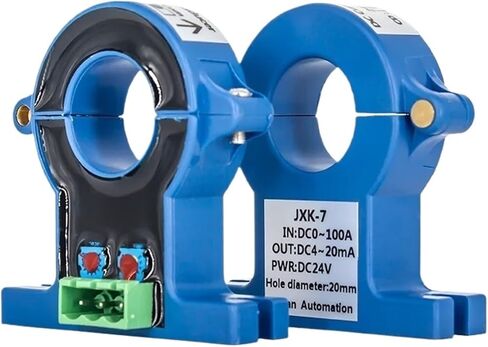 DC Current Transmitter 100A 200A 300A 400A 1000A AC/DC Current Transducer 4-20ma 0-10V RS485 AC Current Transducer Transmitter(DC0-200A_20MM_24V) in Saudi Arabia